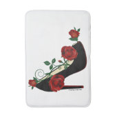 Tapis De Bain Bath Mat - Rose de Stiletto (Devant (Vertical))