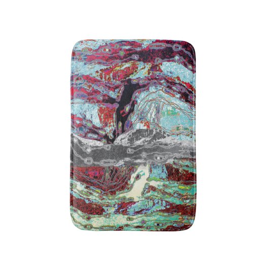 Tapis De Bain Bath Mat – Strata Pulse (Devant (Vertical))