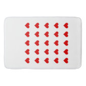 Tapis De Bain Bath Mat with hearts. (Devant)