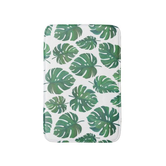 Tapis De Bain Bath Mats "Palm leaf" (Devant (Vertical))