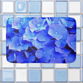 Tapis De Bain Bathmat Bleu Hydrangeas
