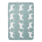 Tapis De Bain Bathmat de Bull Terrier (devant Vertical)