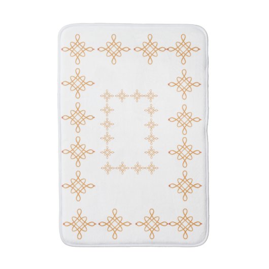 Tapis De Bain Bathmat de conception de bordure (Devant (Vertical))