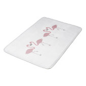 Tapis De Bain Bathmat Flamant rose (Angle)