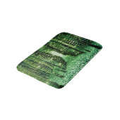 Tapis De Bain Bathmat Forêt Magique Vert Mystère (Angle)