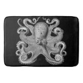 Tapis De Bain Bathmat noir gris Octopus (Devant)