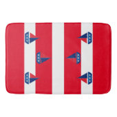 Tapis De Bain Bathmat - Red Stripes Bateau à voile (Devant)