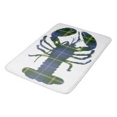 Tapis De Bain    Bathmatblue Nova Scotia Tartan homard (Angle)