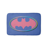 Tapis De Bain Batman | Logo Pink Polka Dot (Devant)