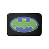 Tapis De Bain Batman | Symbole pourpre et vert (Devant)