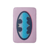 Tapis De Bain Batman | Symbole rose et bleu (Devant (Vertical))