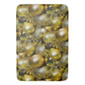 Tapis De Bain Baubles de Noël d'or (devant Vertical)