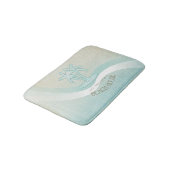 Tapis De Bain Beach House Palm Trees Aqua ID623 (Angle)