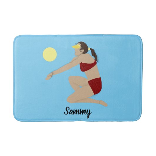 Tapis De Bain Beach Volleyball (Devant)