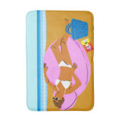 Tapis De Bain Beachy Keen - Rose (Devant (Vertical))