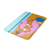 Tapis De Bain Beachy Keen - rose (Angle)