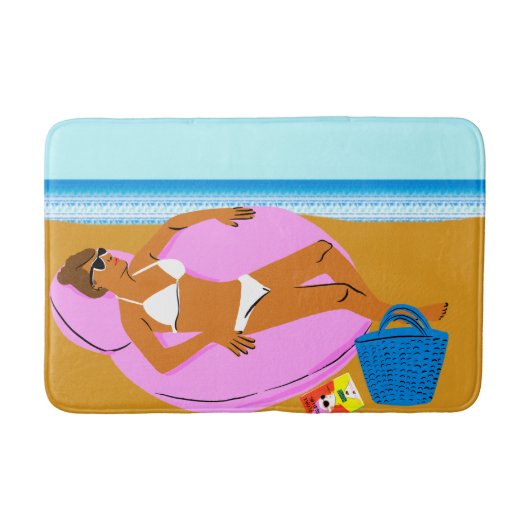 Tapis De Bain Beachy Keen - rose (Devant)
