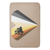 Tapis De Bain Bear Heart Pride Bain Mat (devant Vertical)