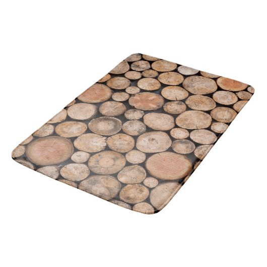 Tapis De Bain beau bois (Angle)