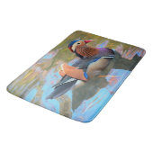 Tapis De Bain Beau canard Mandarin dans l'étang (Angle)
