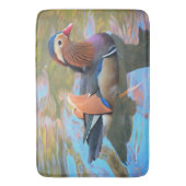 Tapis De Bain Beau canard Mandarin dans l'étang (devant Vertical)