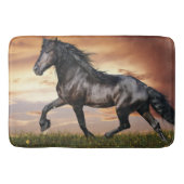 Tapis De Bain Beau Cheval Noir (Devant)