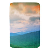 Tapis De Bain Beau ciel, nuages rouges (devant Vertical)