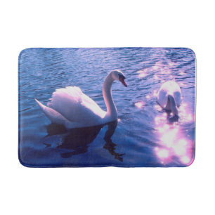 Tapis De Bain Beau cygne dans le lac