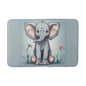 Tapis De Bain Beau éléphant assis (Devant)