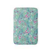 Tapis De Bain Beau motif avec des éléments d'été (Devant (Vertical))