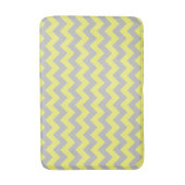 Tapis De Bain Beau Motif Chevron gris jaune (Devant (Vertical))