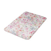 Tapis De Bain Beau Motif d'aquarelle Fleur sauvage (Angle)
