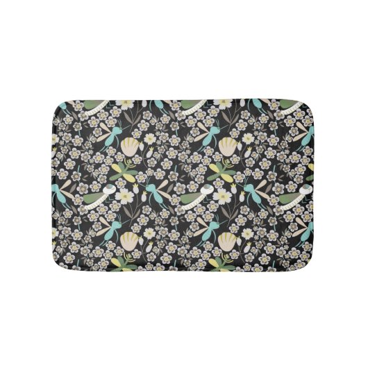 Tapis De Bain Beau Motif de printemps (Devant)