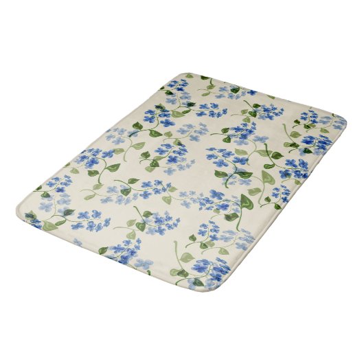 Tapis De Bain Beau motif fleuri sans soudure (Angle)
