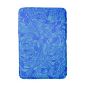 Tapis De Bain Beau Motif Honeysuckle Bleu (Devant (Vertical))