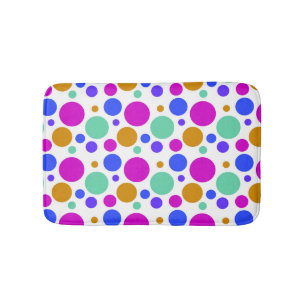 Tapis De Bain Beau Motif Pois coloré