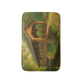 Tapis De Bain Beau pont couvert d'été art (Devant (Vertical))