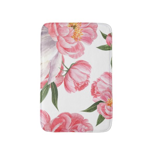 Tapis De Bain Beau Rose (Devant (Vertical))