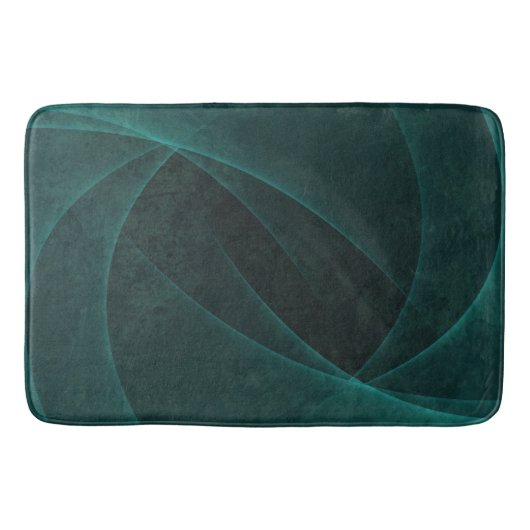 Tapis De Bain Beau tapis vert émeraude Abstrait, vert foncé (Devant)