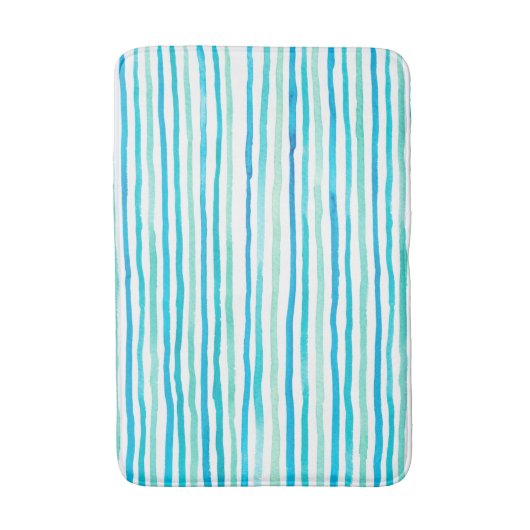 Tapis De Bain Beau turquoise à l'eau (Devant (Vertical))