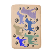 Tapis De Bain Beaucoup de Chiens Bain Mat (Devant (Vertical))