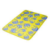 Tapis De Bain Beaucoup de vagues d'art abstrait (Angle)