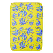 Tapis De Bain Beaucoup de vagues d'art abstrait (devant Vertical)