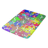 Tapis De Bain Beaucoup D'Empreintes de pattes De Chiens Partout (Angle)