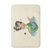 Tapis De Bain Beauté de sirène de vieille école (Devant (Vertical))