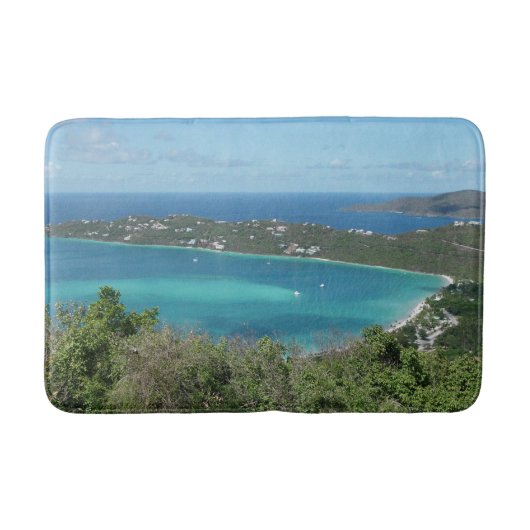 Tapis De Bain Beauté Tropical Caribbean Beach Paradise Photo (Devant)