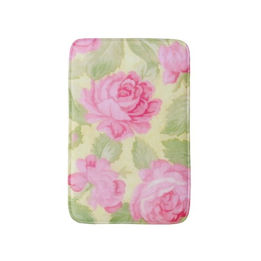 Tapis De Bain Beautés roses (Devant (Vertical))