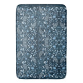 Tapis De Bain Beautiful Wildflower Pattern on Grassy Background (devant Vertical)