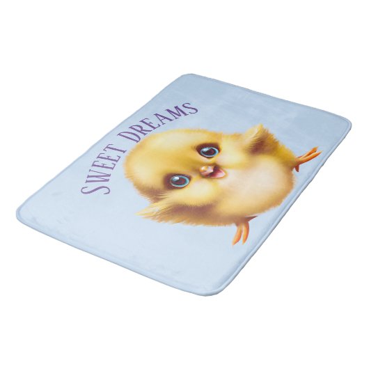 Tapis De Bain Bébé adorable poussin (Angle)