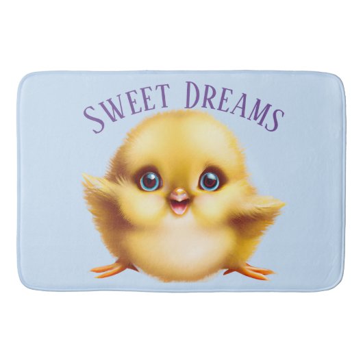 Tapis De Bain Bébé adorable poussin (Devant)
